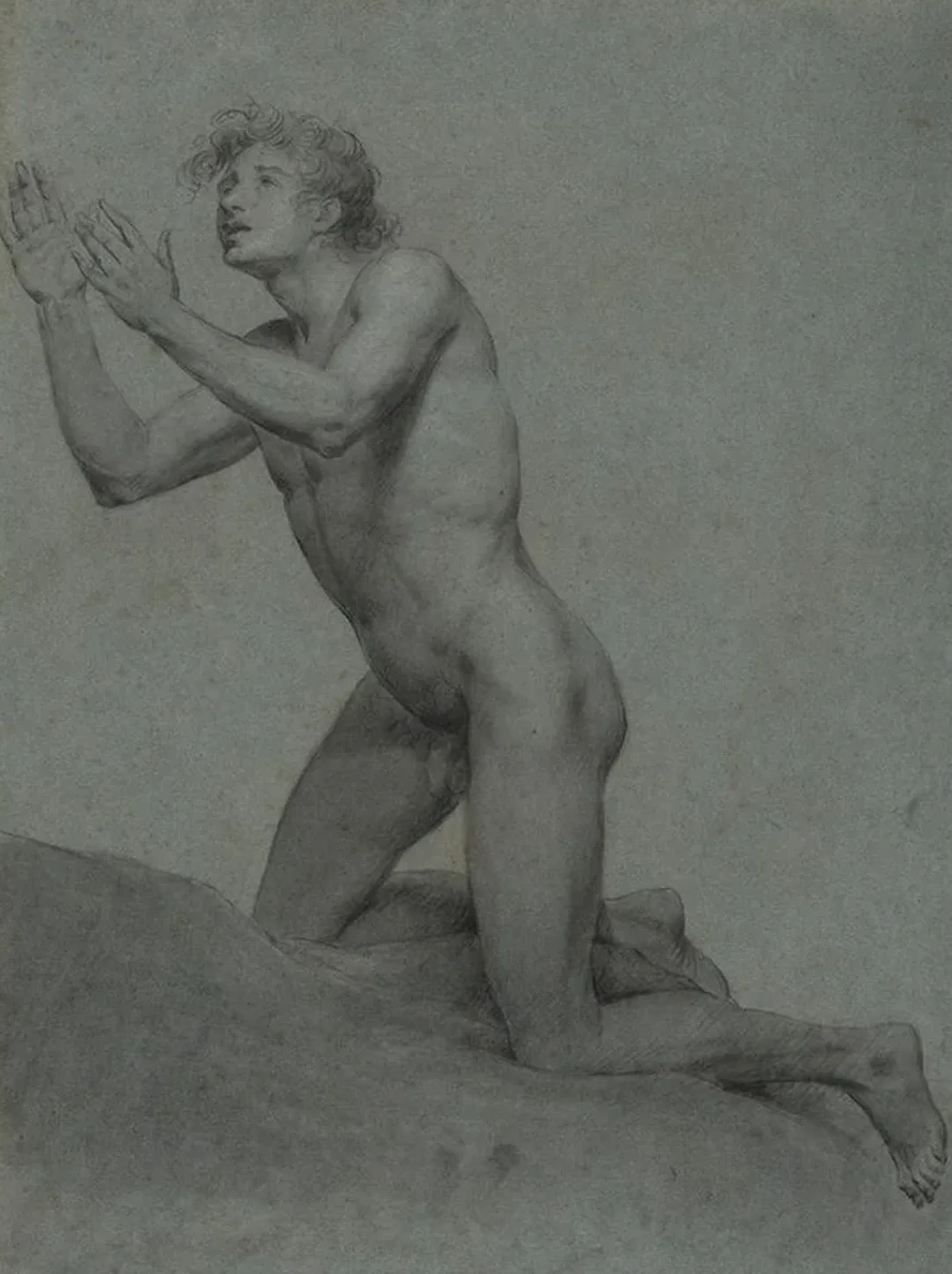 Sketch of a Male Nude - Lifestudy