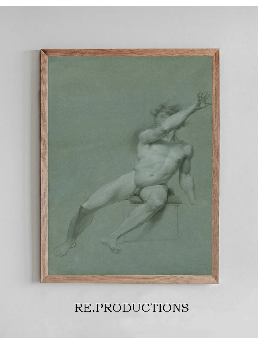 Sketch of a Male Nude - Lifestudy