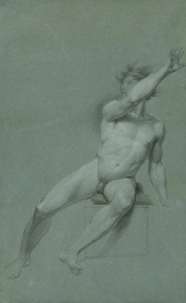 Sketch of a Male Nude - Lifestudy