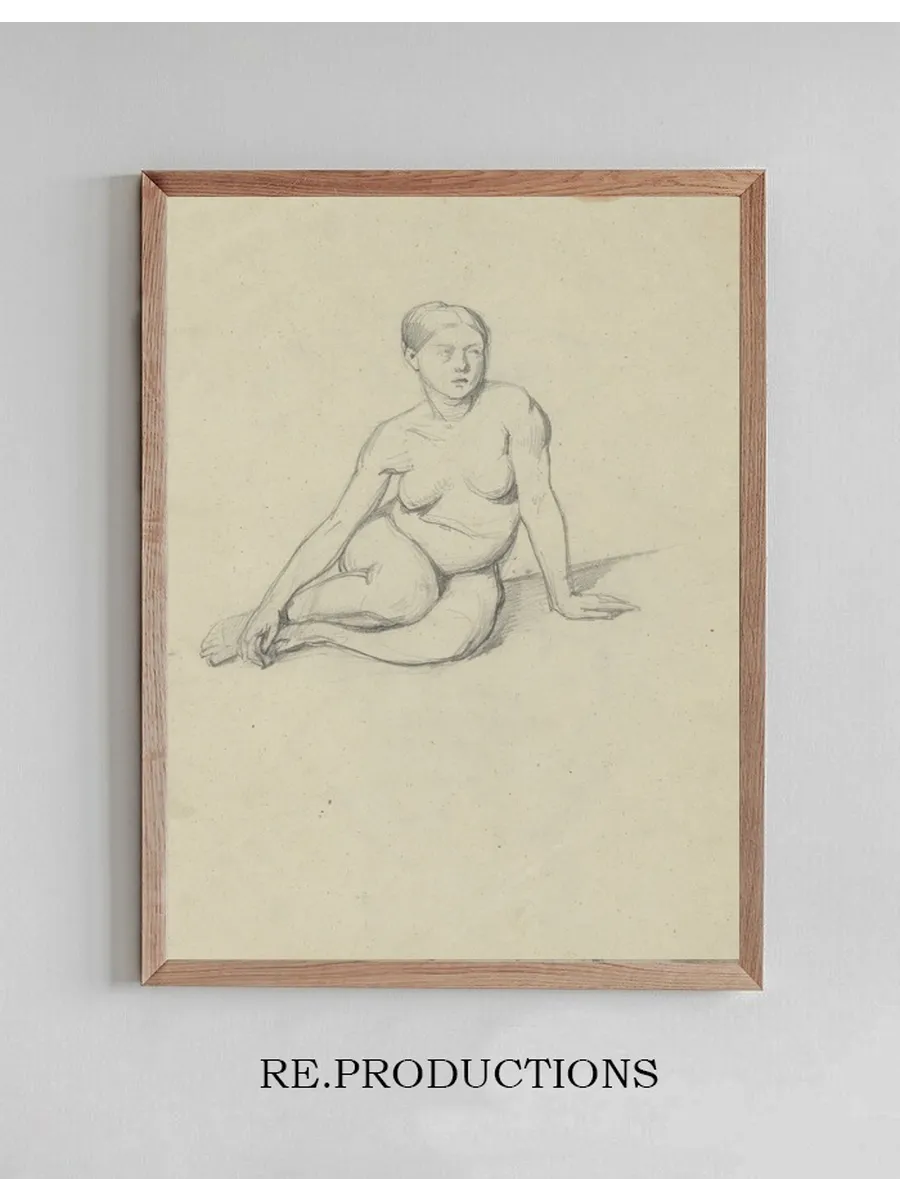 Sketch of a Nude Female