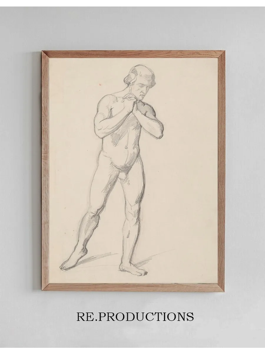 Sketch of a Nude Male