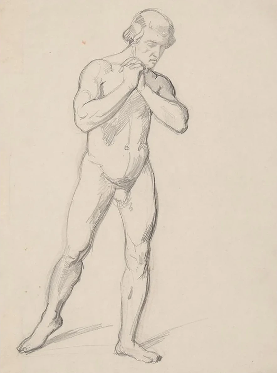 Sketch of a Nude Male