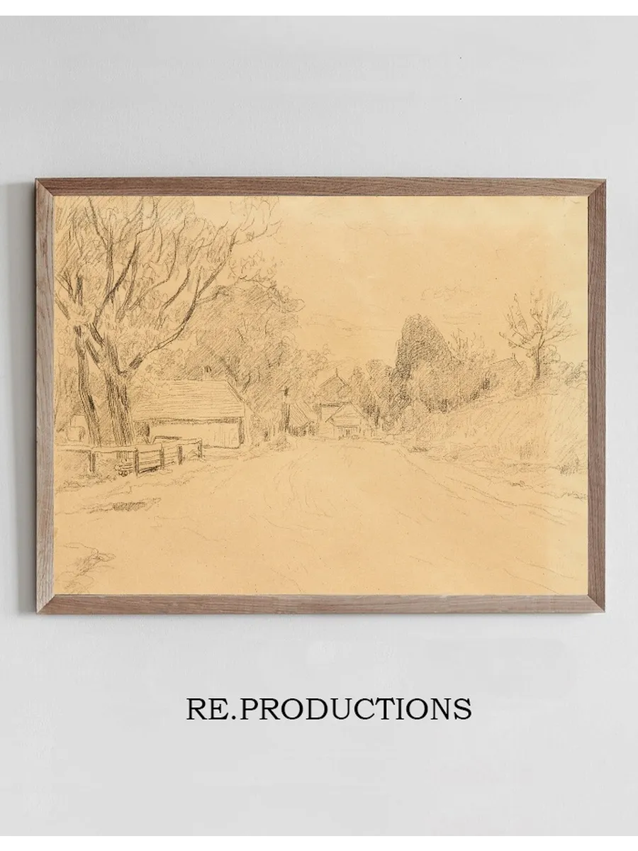 Sketch of a Village Street