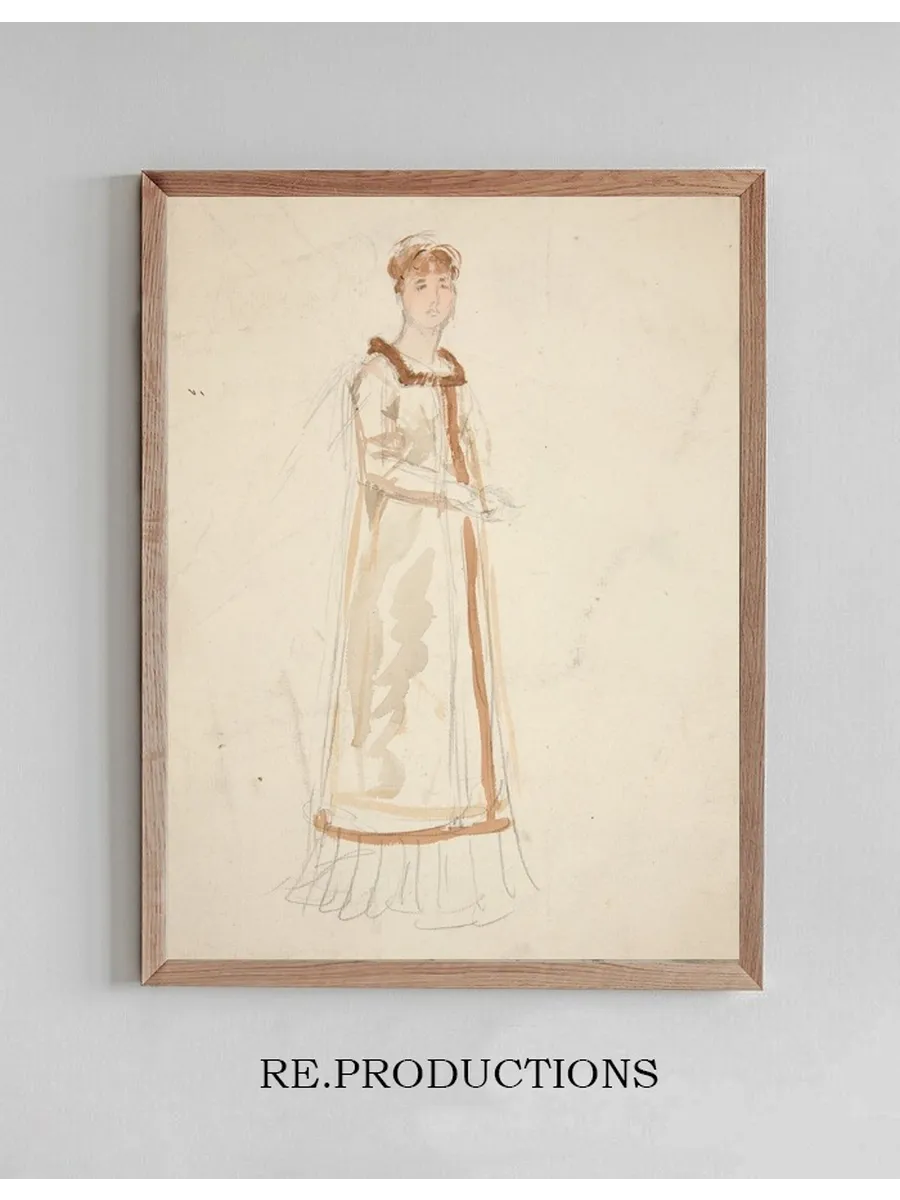 Sketch of a Woman Study for a Play