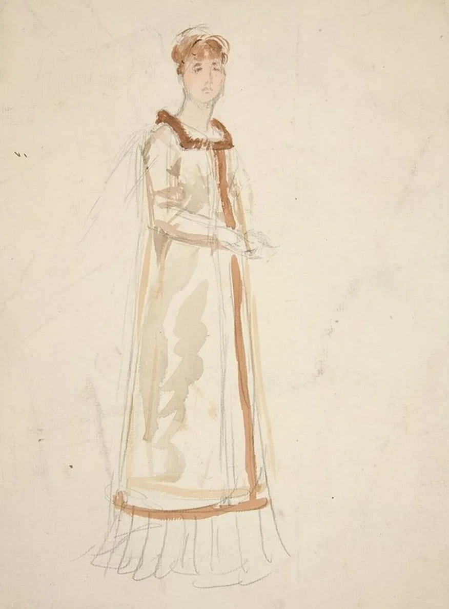 Sketch of a Woman Study for a Play