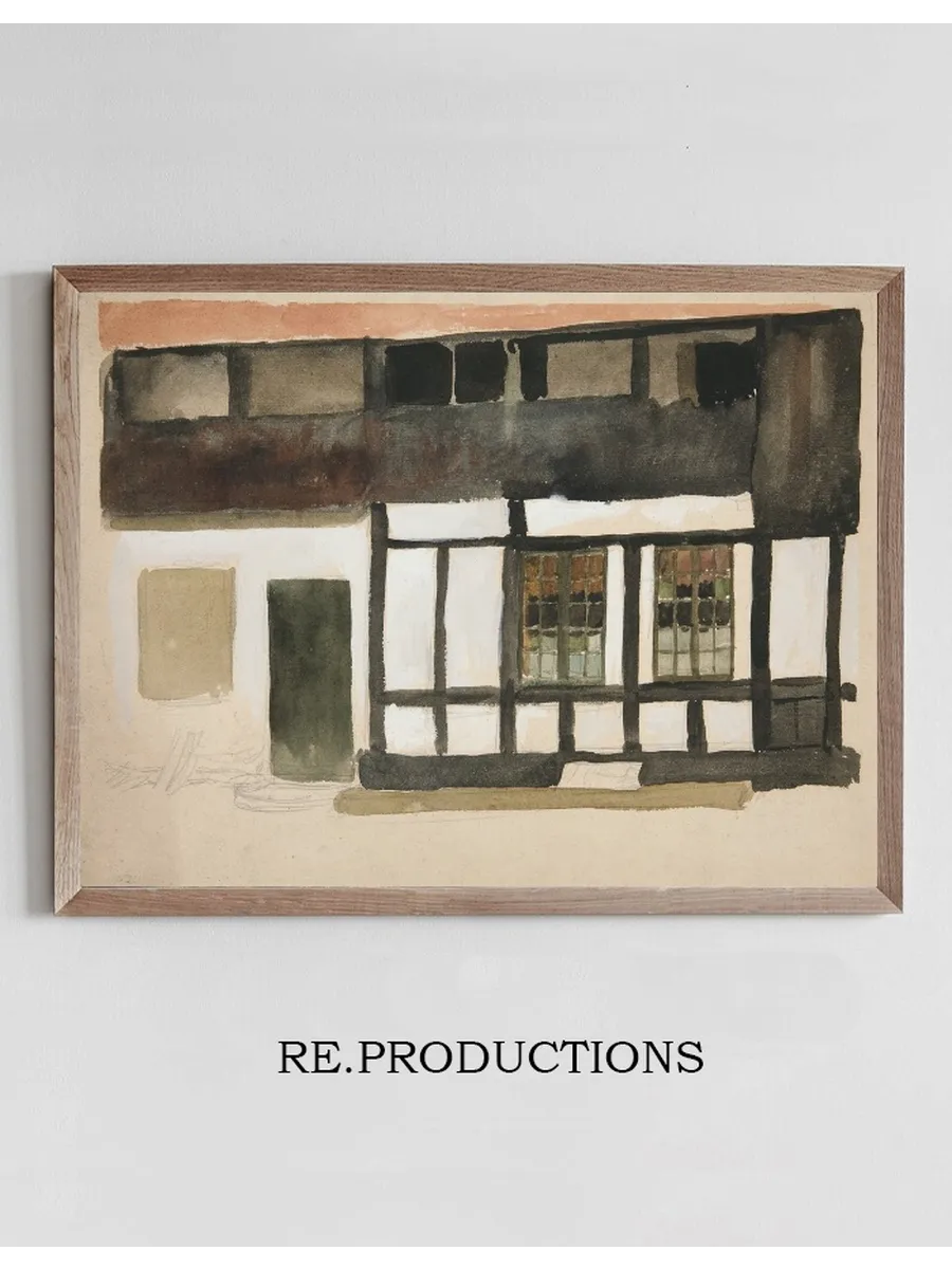 Sketch of Exterior of a Tudorhouse
