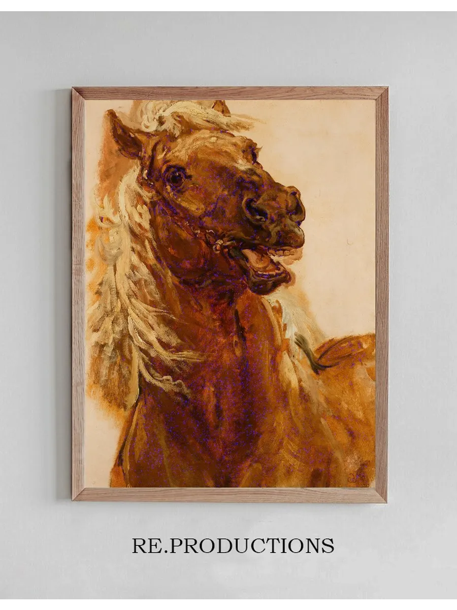 Sketch of Horse's Head for the Painting Zamoyski at Byczyna