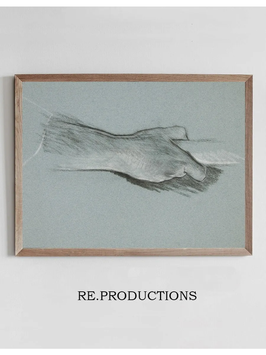 Sketch of One Hand Grasping a Pole
