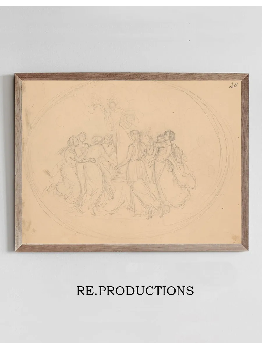 Sketch of the Composition to the Scene from the First Act of the Giselle Ballet