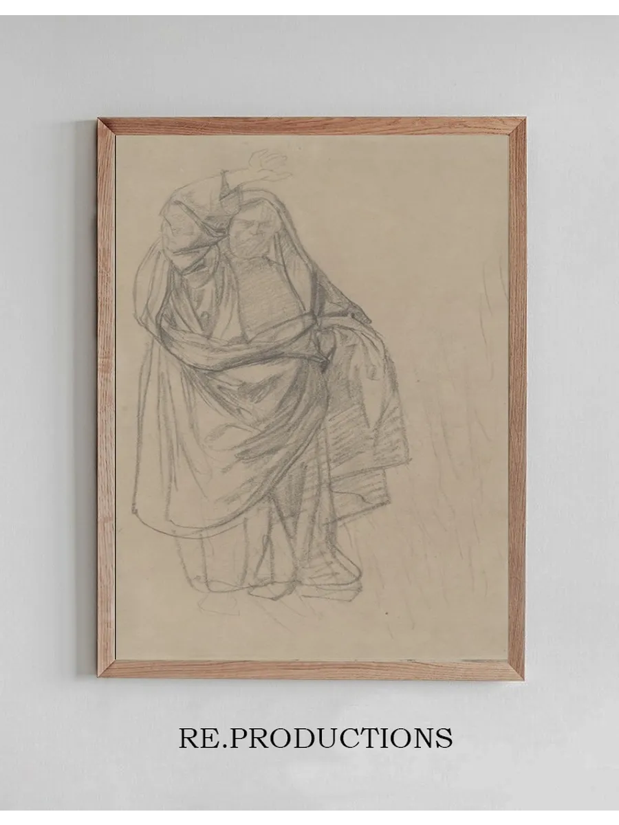 Sketch of the High Priest to the Painting Martyrdom of St. Matthias