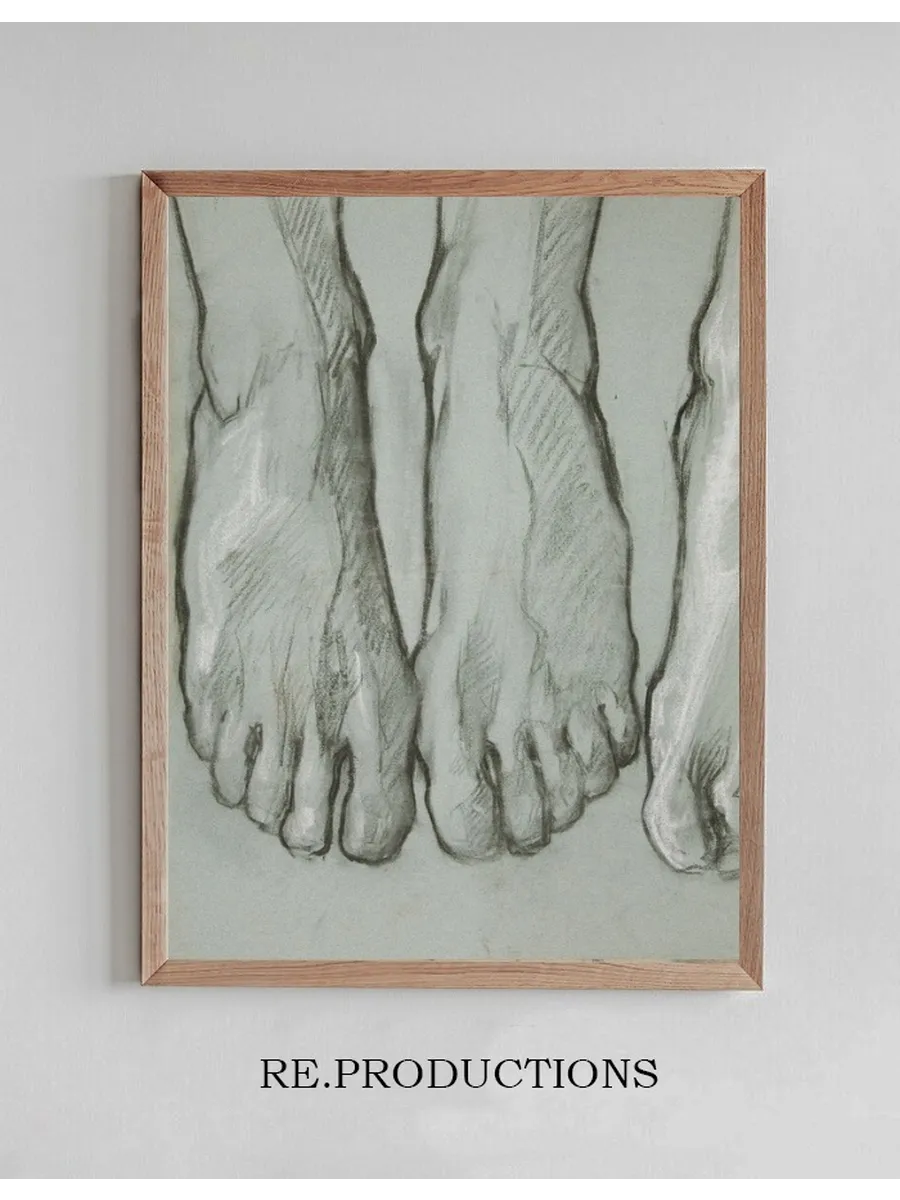 Sketch of Three Feet Sketch of One Foot