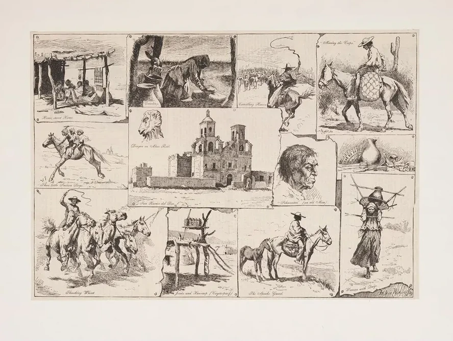 Sketches Among the Papagos of San Xavier