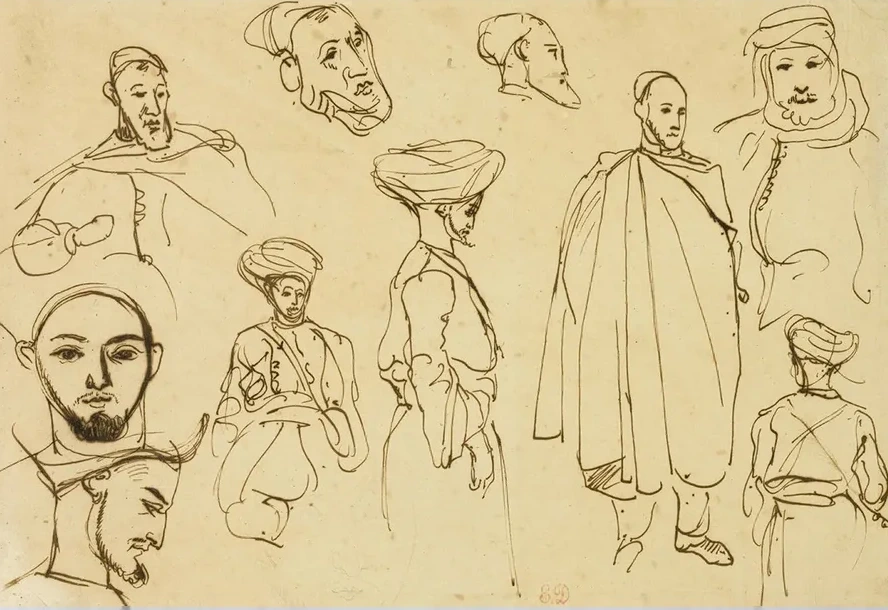 Sketches of Algerian Men