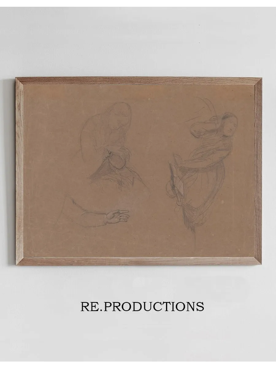 Sketches of Mary Magdalene to the Composition Entombment