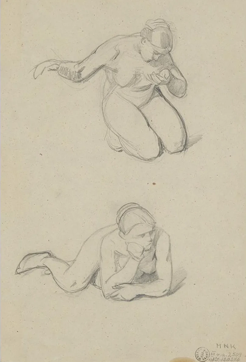 Sketches of a Nude Female