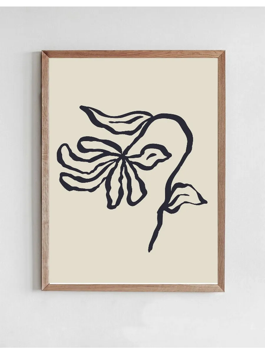 Sketchy Flower Poster No.24