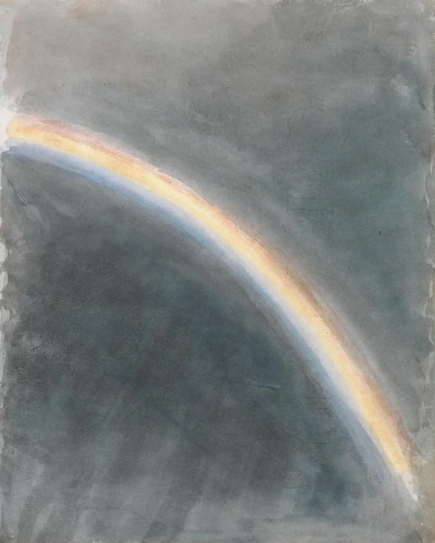 Sky Study with Rainbow