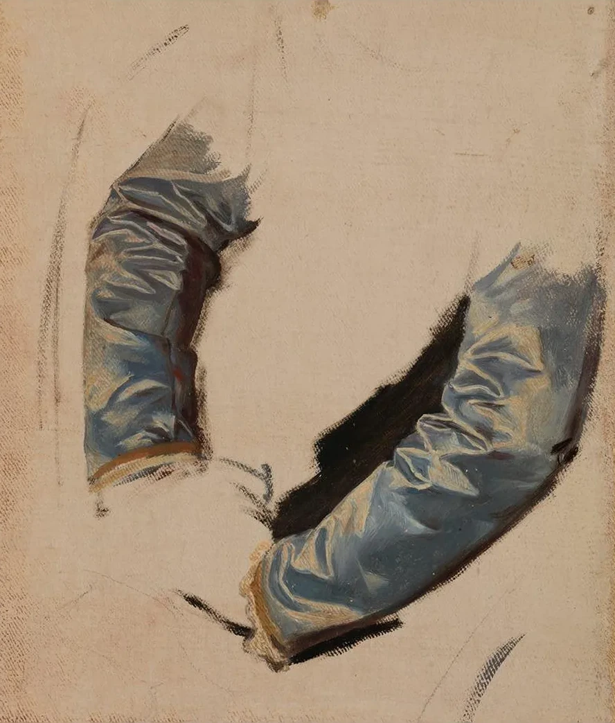 Sleeves of King's Attire. Study to the Painting The Death of Barbara Radziwi