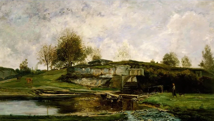Sluice in the Optevoz Valley