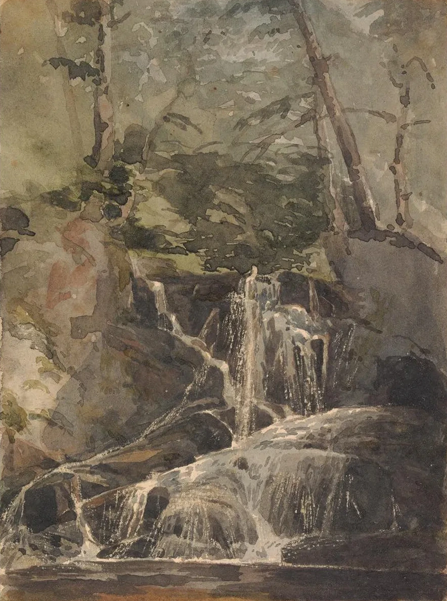 Small Waterfall in Forest