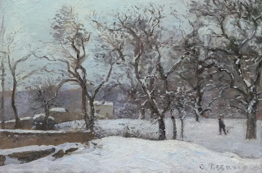 Snow at Louveciennes