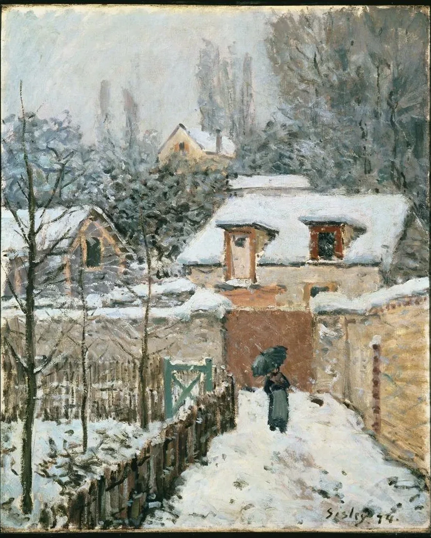 Snow at Louveciennes