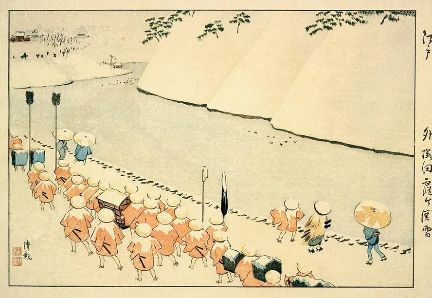 Snow at Soto - Sakurada, Kasumigaseki