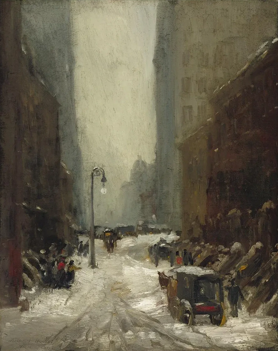 Snow in New York