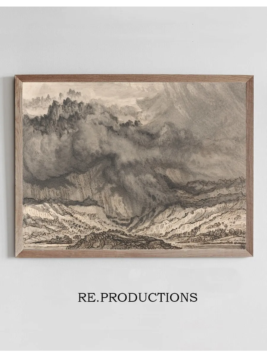 Snowdon, an Approaching Storm