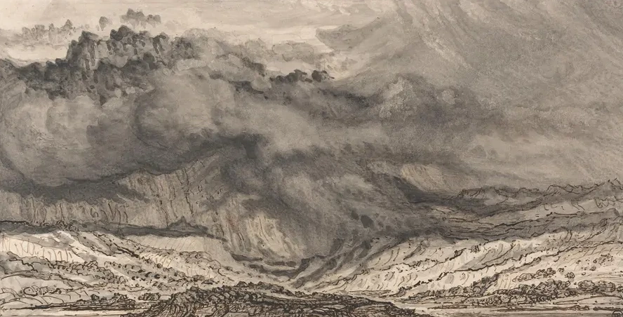 Snowdon, an Approaching Storm