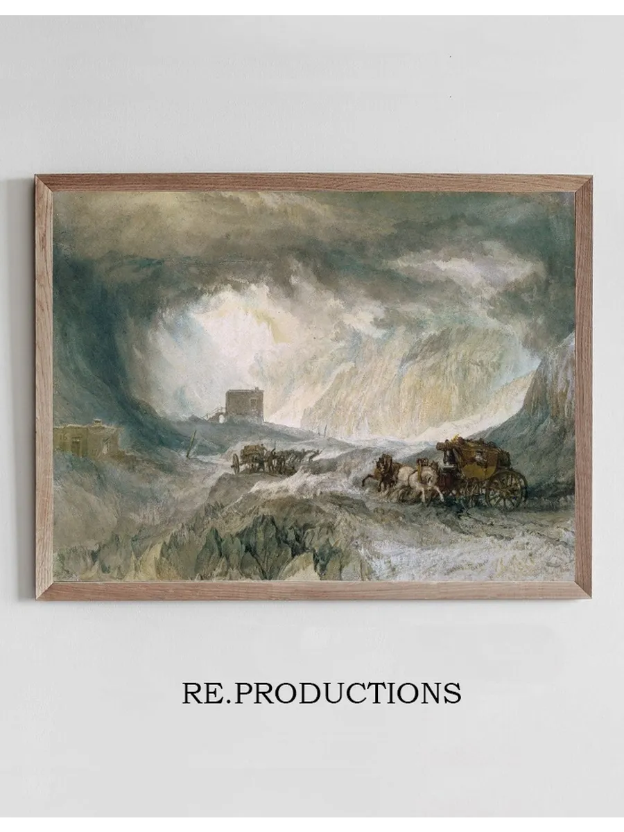 Snowstorm, Mont Cenis