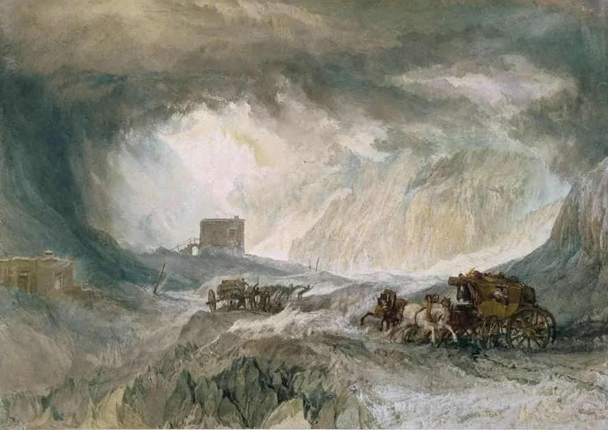 Snowstorm, Mont Cenis