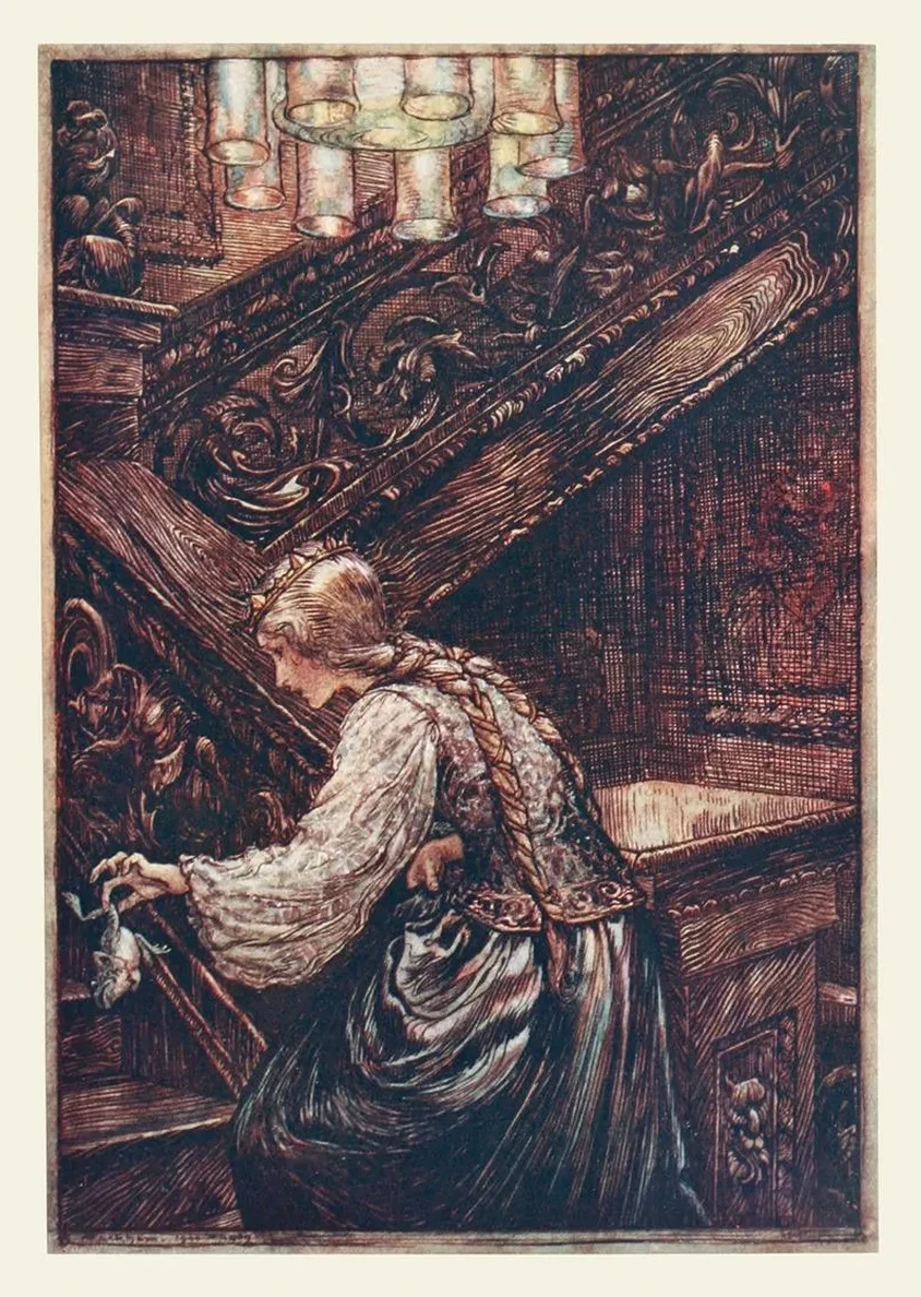 So She Seized Him with Two Fingers, and Carried Him Upstairs
