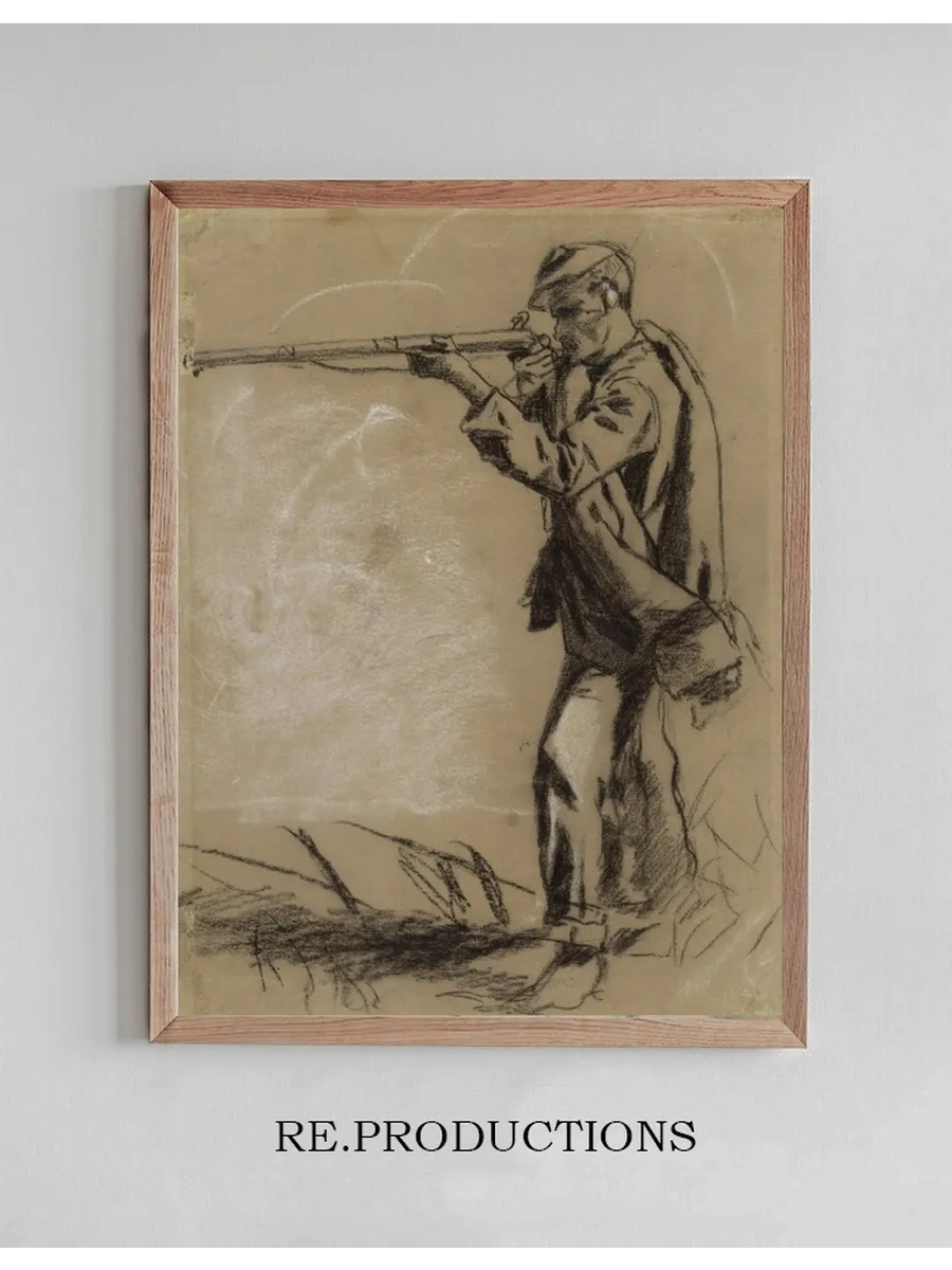 Soldier Taking Aim