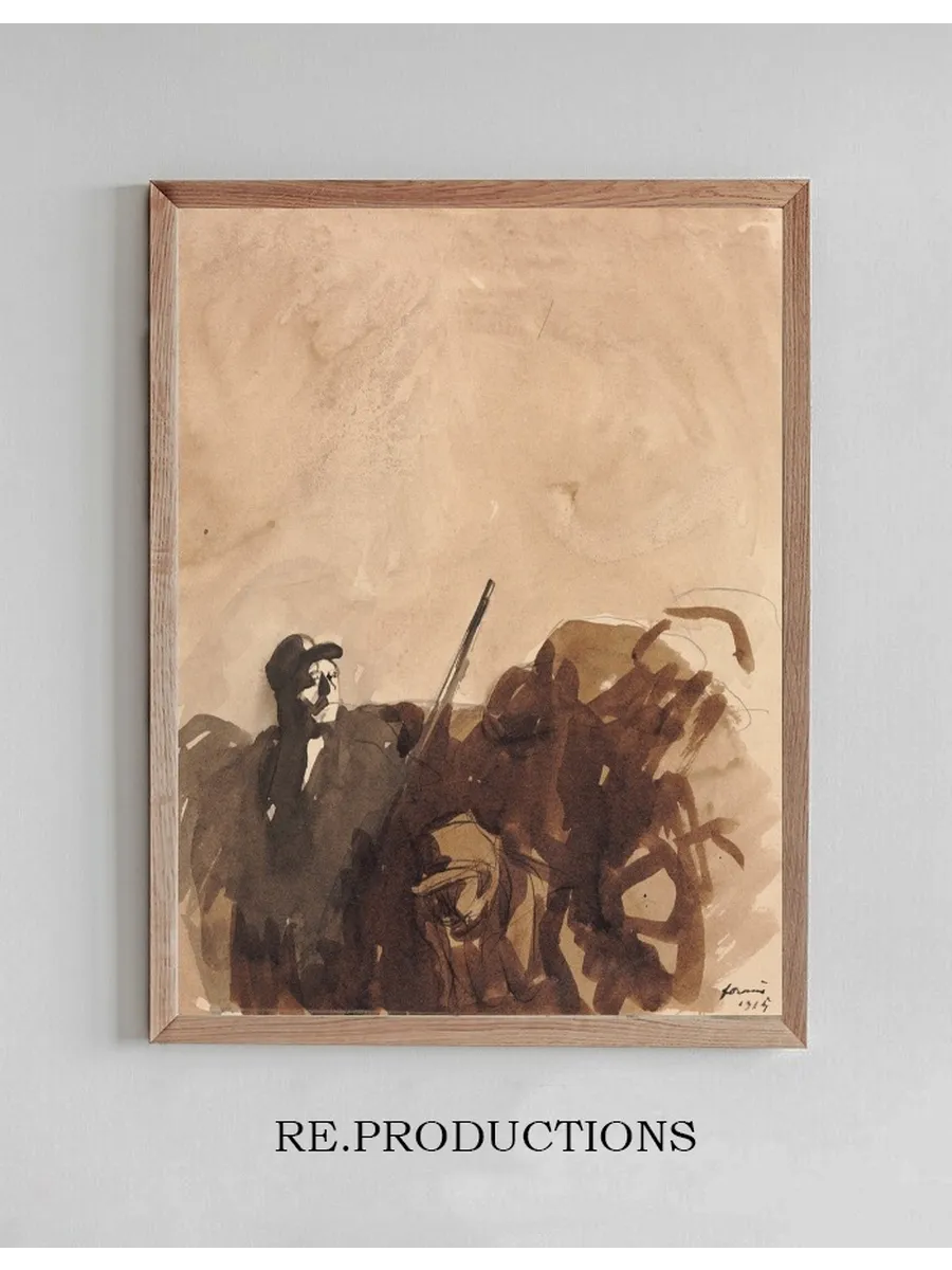 Soldier in a Trench