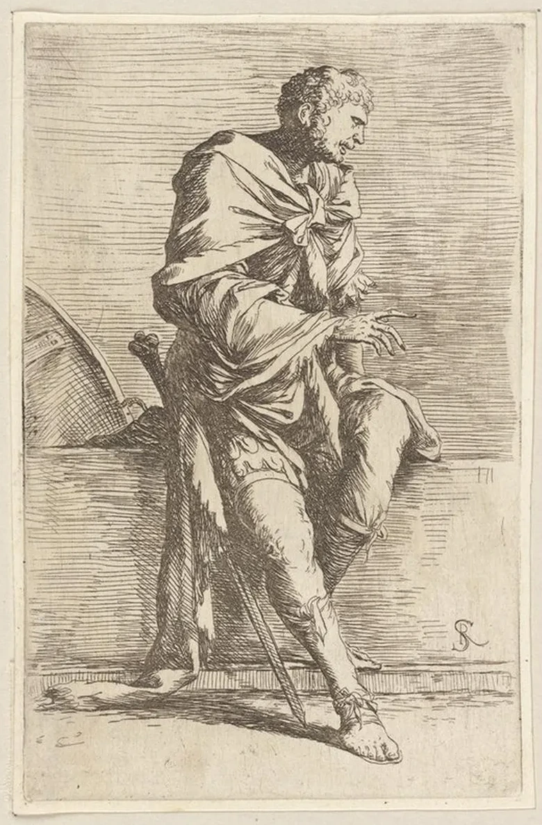 Soldier, Seated