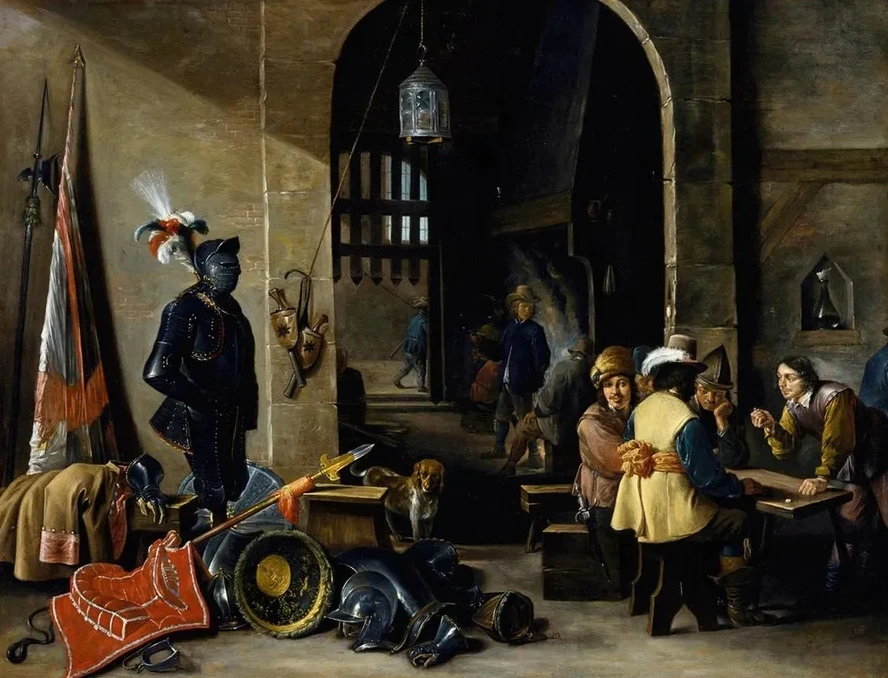 Soldiers Playing Dice