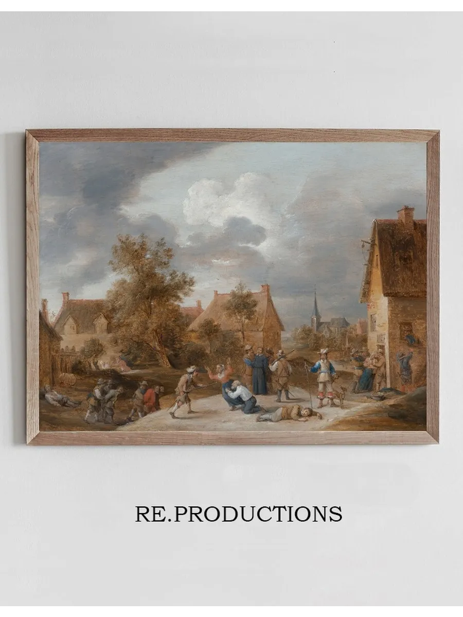 Soldiers Sacking A Village