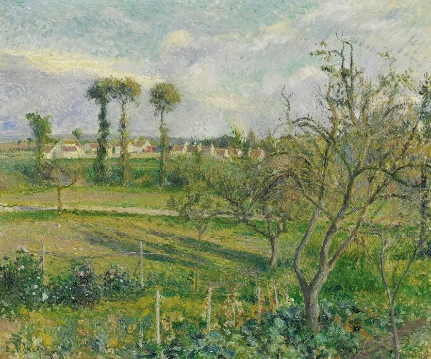 Soleil Couchant Au Valhermeil, Auvers - Sur - Oise