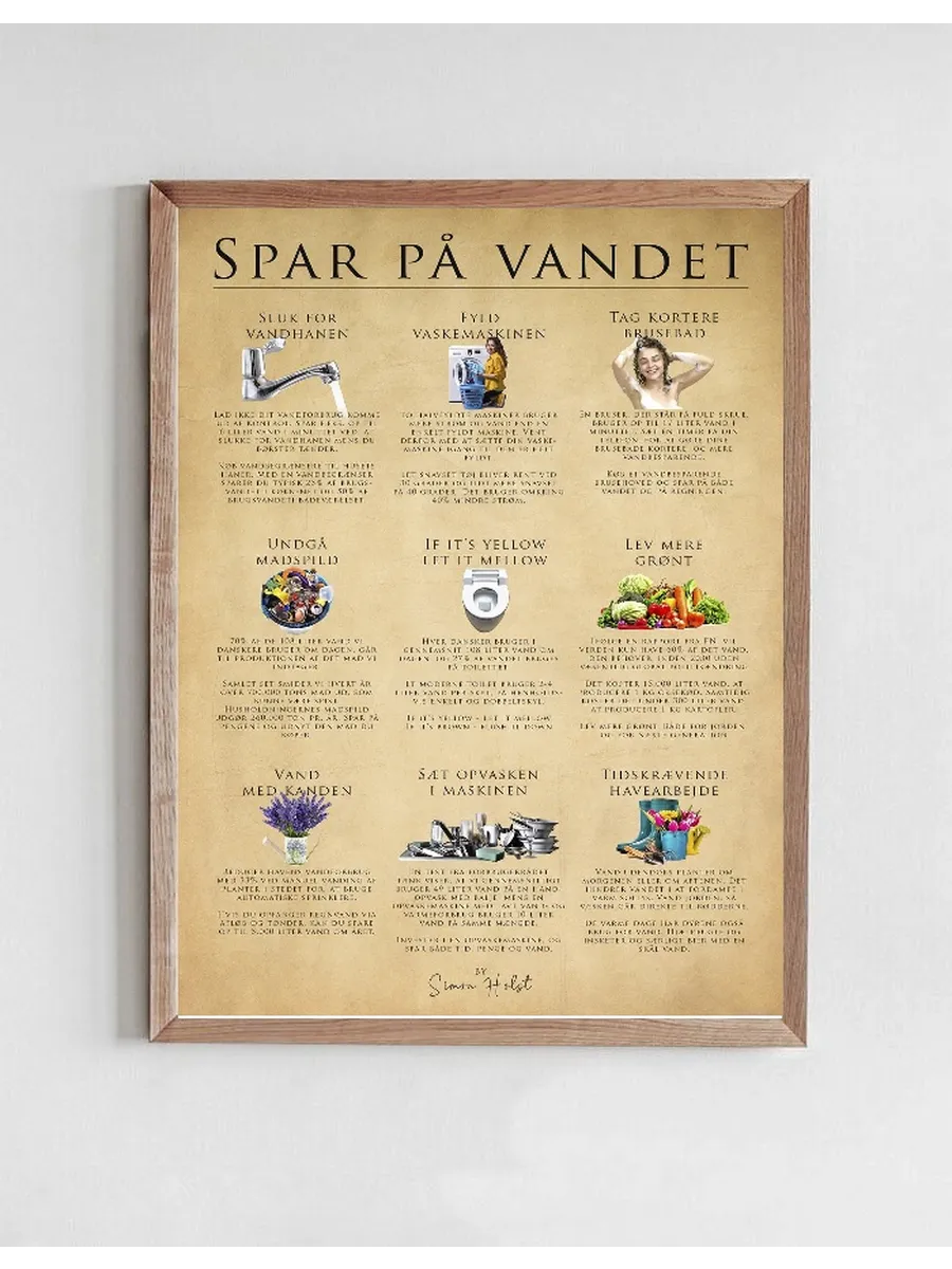 Spar P Vandet, Papir