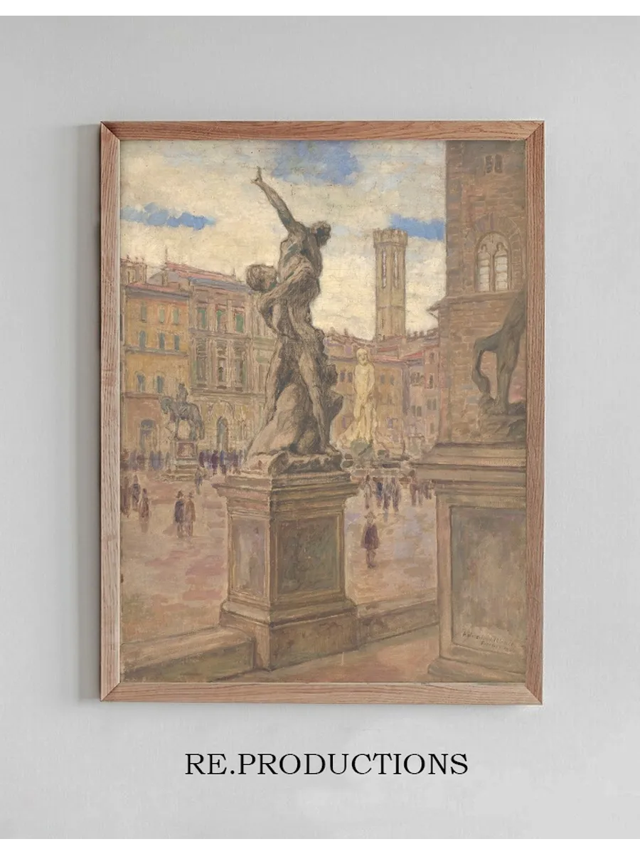 Square in Italy Florence