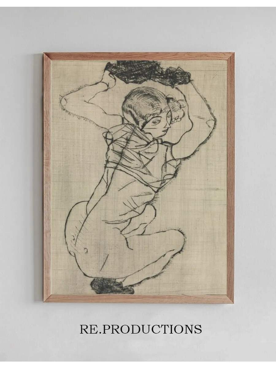 Squatting Woman