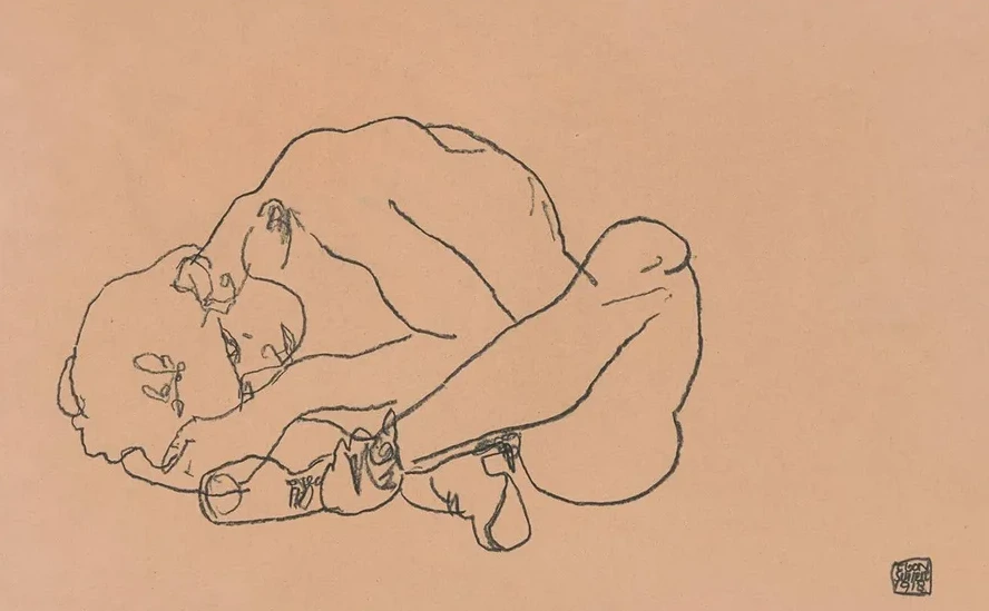 Squatting Woman