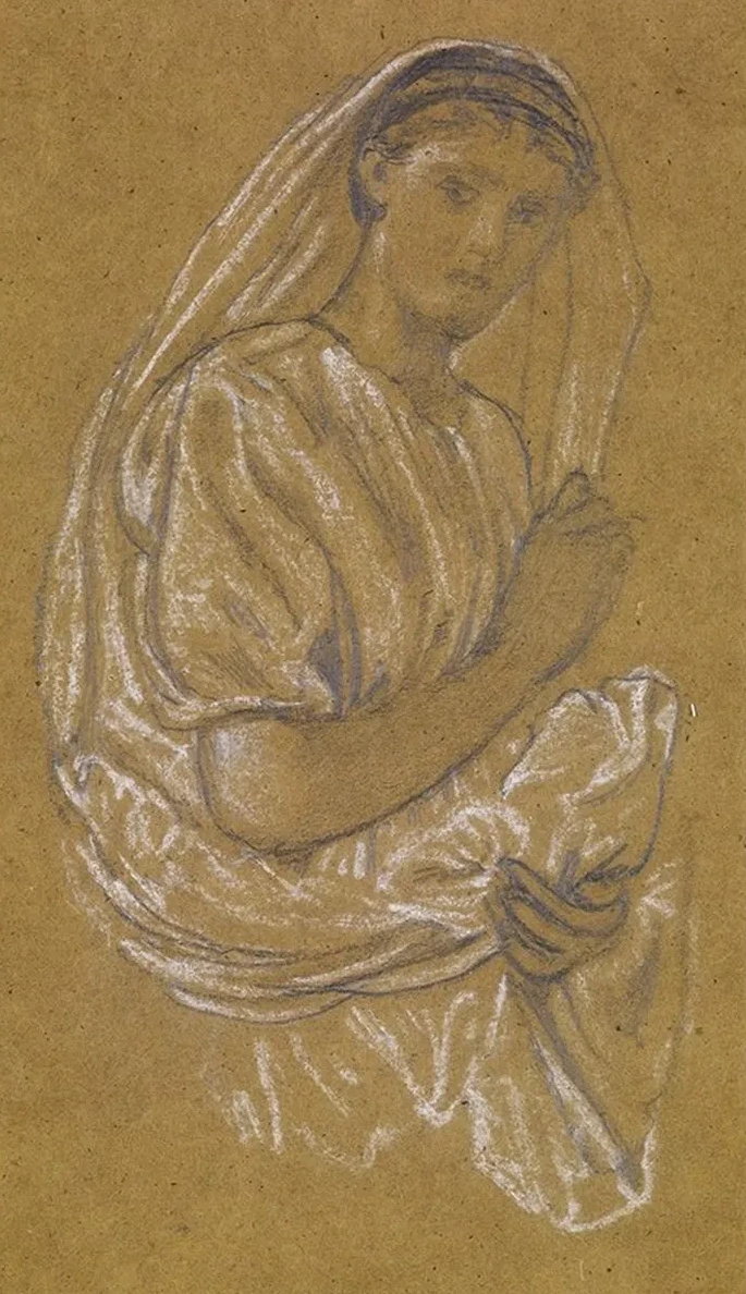 St Theophilus and the Angel Study of a Court Lady