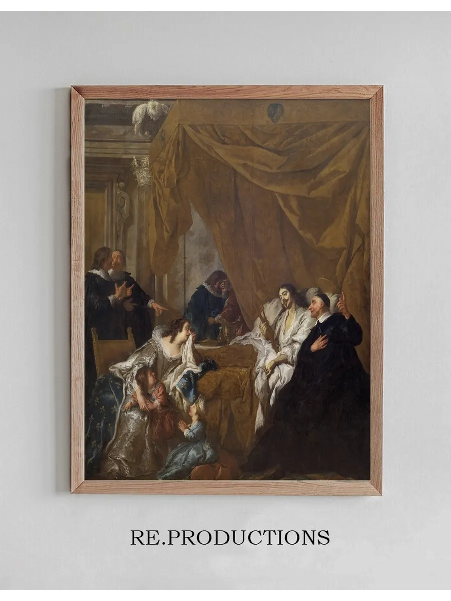 St Vincent De Paul At The Deathbed Of Louis XIII