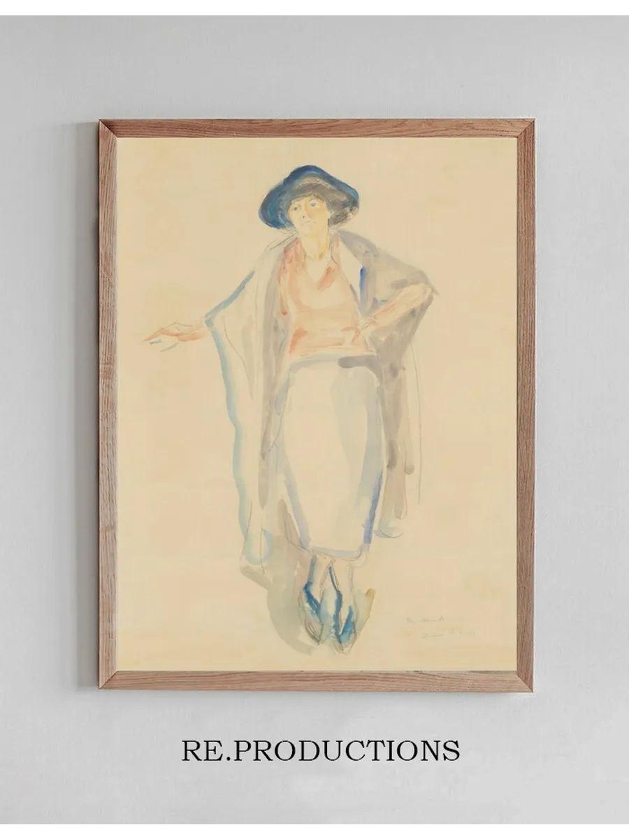 St Ende Kvinne Med Hatt (lali Horstmann)