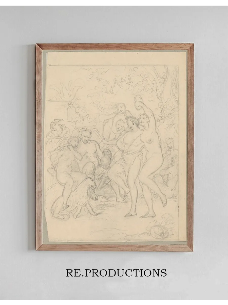 St. Casimir Drawing According to the Engraving by Franciszek Wac Aw Balcewicz of 1749