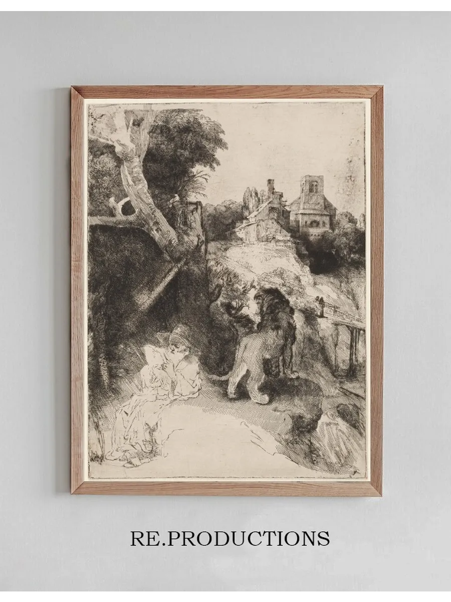 St. Jerome in an Italian Landscape