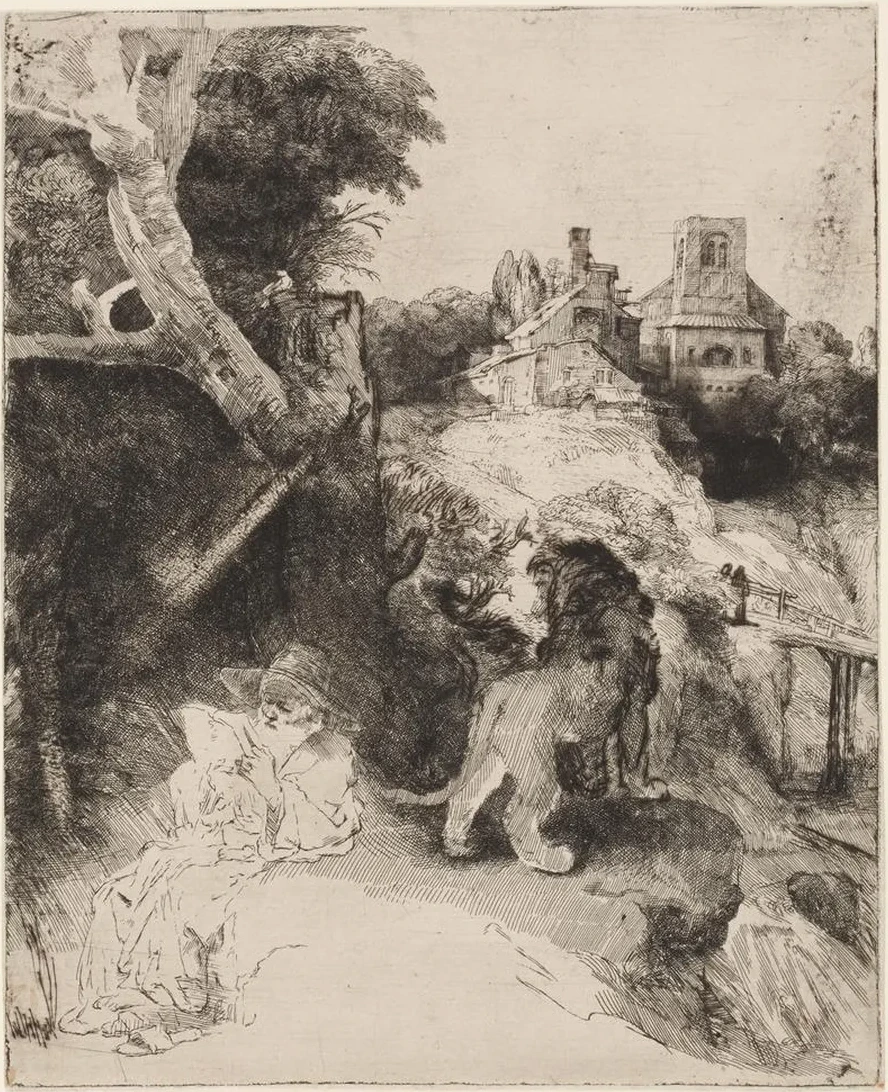 St. Jerome in an Italian Landscape
