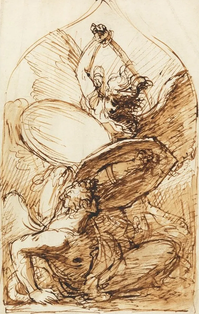 St. Michael and Lucifer